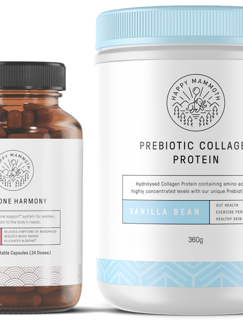 Happy Mammoth Hormone Harmony and Prebiotic Collagen Protein